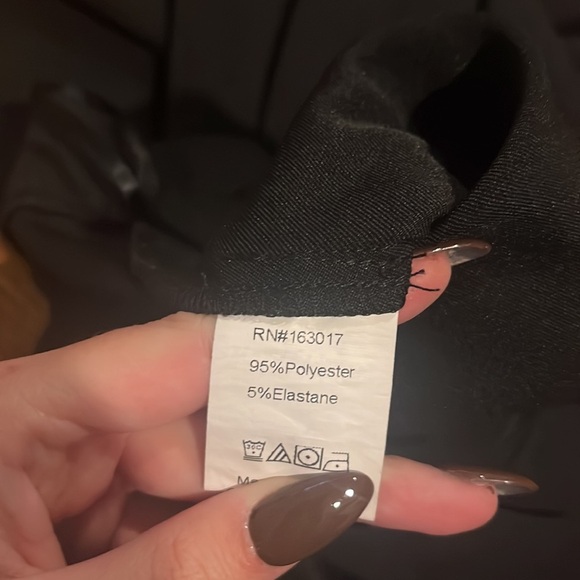 Princess Polly Woman’s Black Trouser Pants Size 2 - Picture 6 of 6